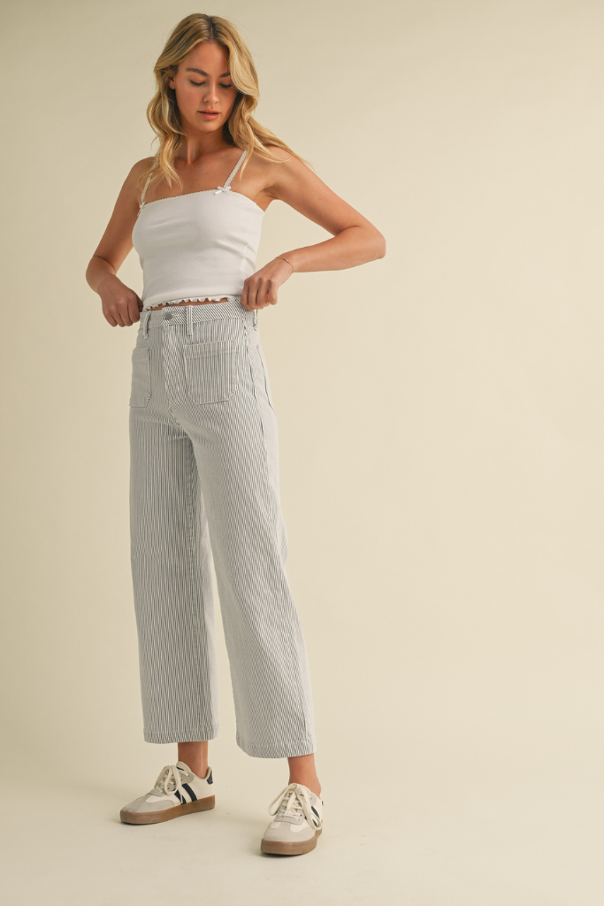 April stripe jean