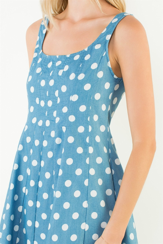 Ruby dot midi in blue