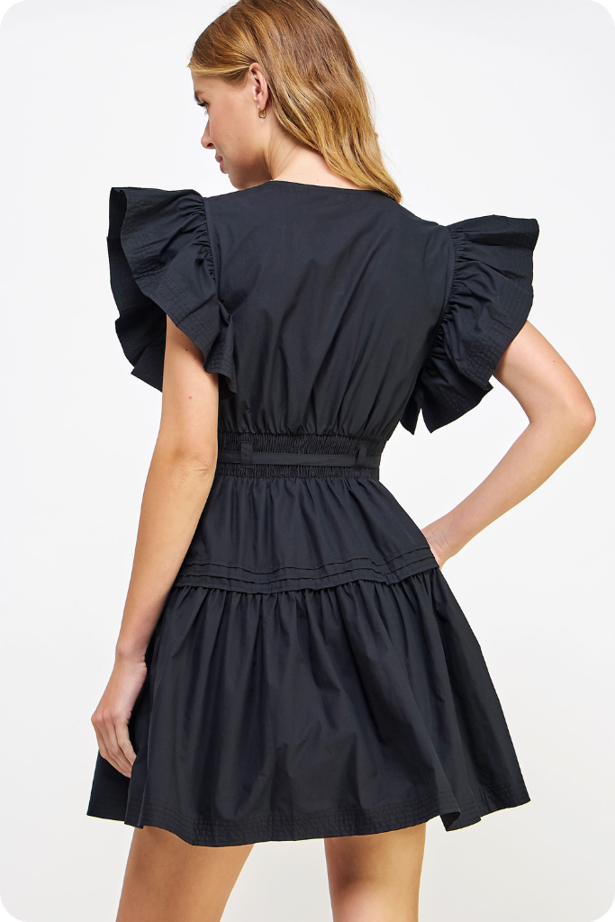 Maisy mini dress in black