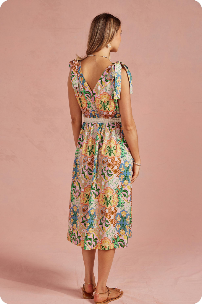 Cece floral dress