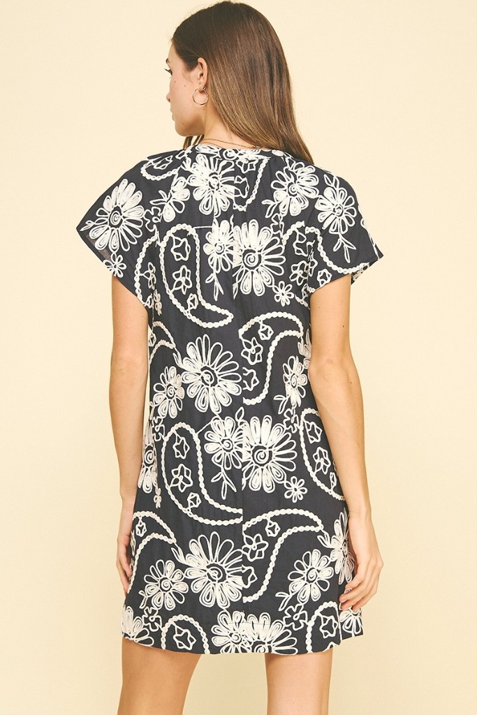 Addy dress in navy