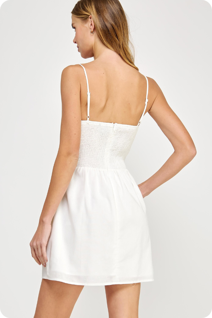 Lilian dress in white