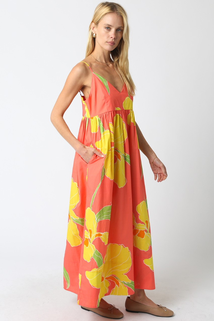 Joelle floral maxi dress