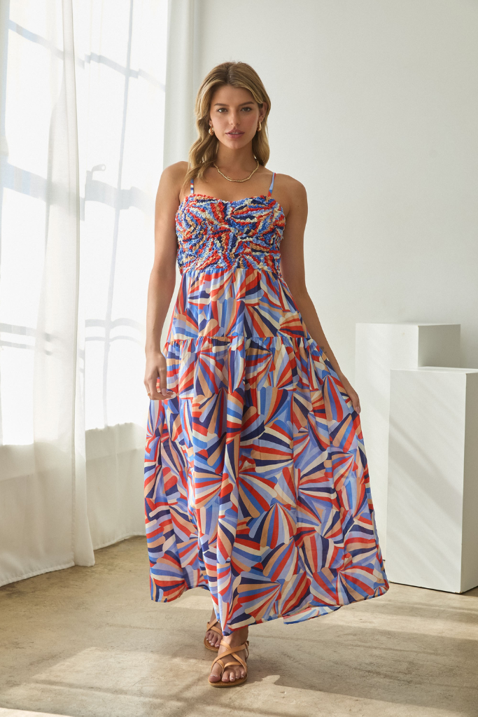 Nessa midi dress