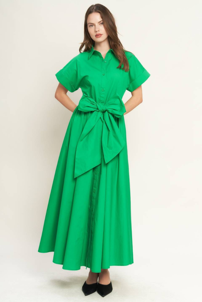 Christy maxi dress in green