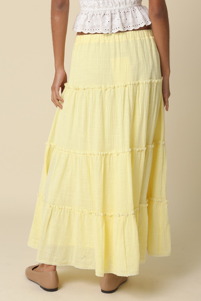 Sophia skirt in yellow