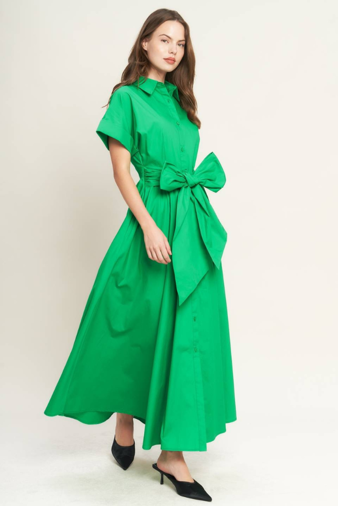 Christy maxi dress in green