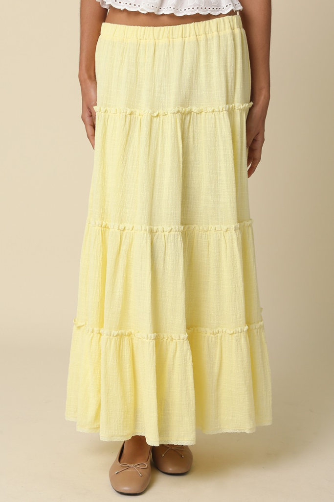 Sophia skirt in yellow