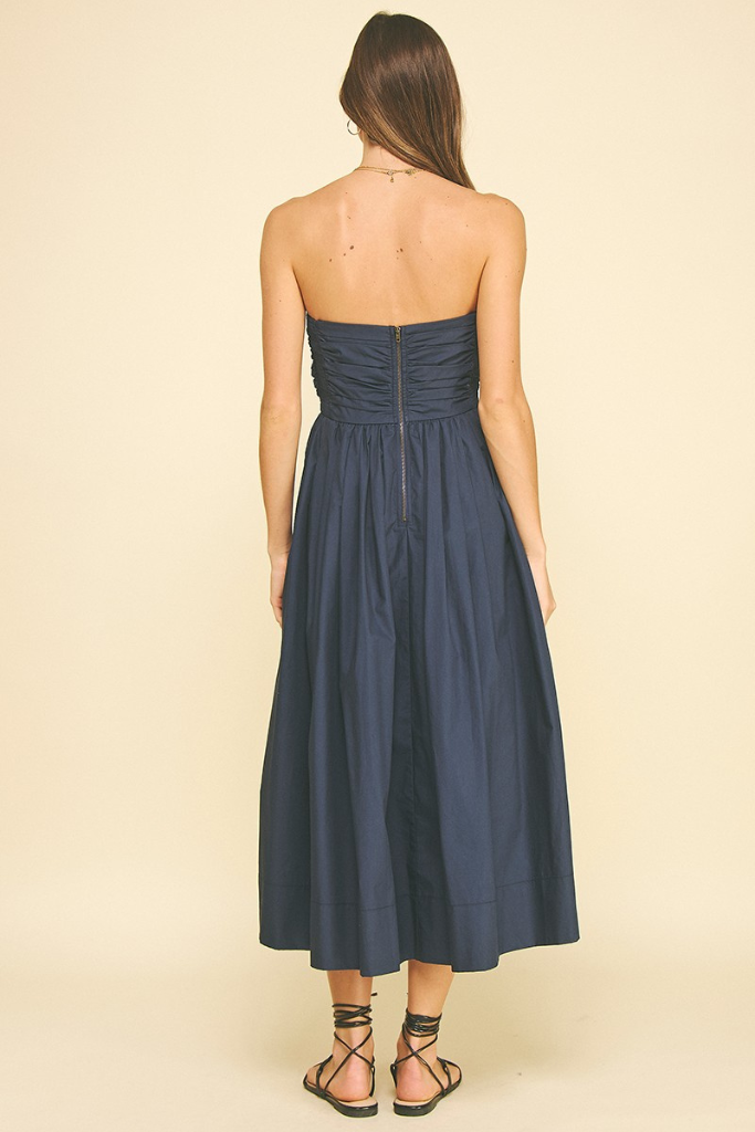 Kathleen dress in Navy