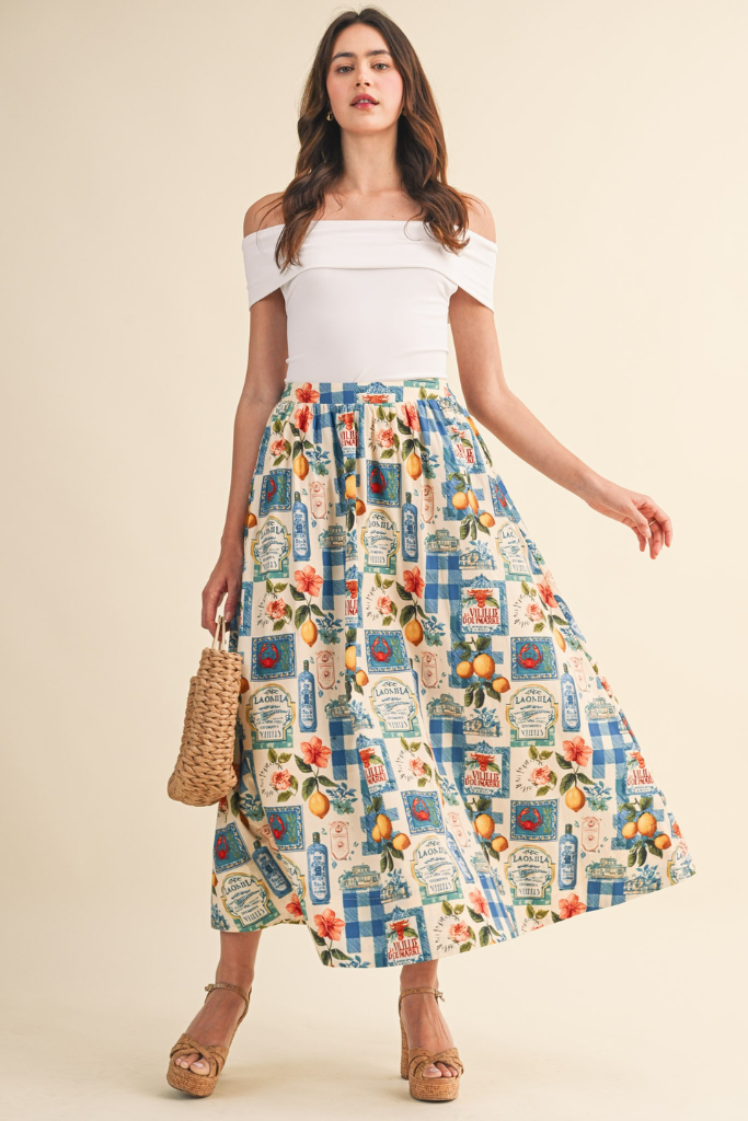 Rebecca midi skirt
