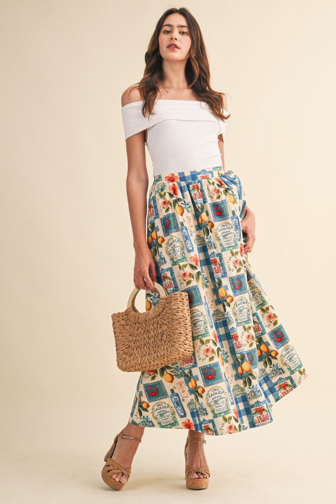 Rebecca midi skirt