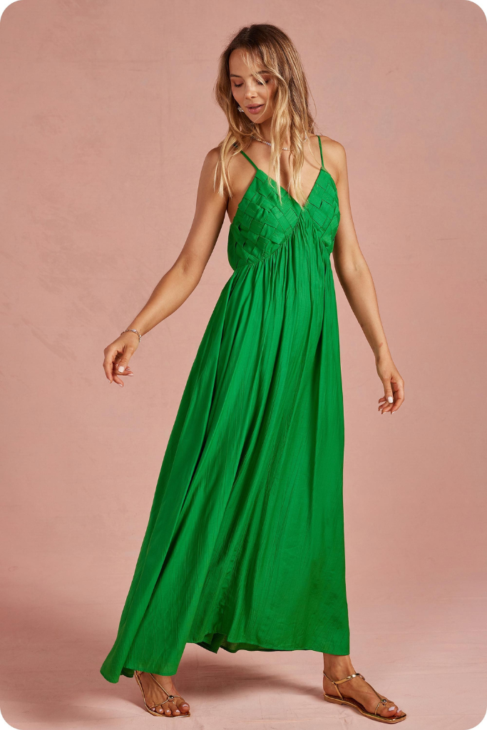Lauren dress in green