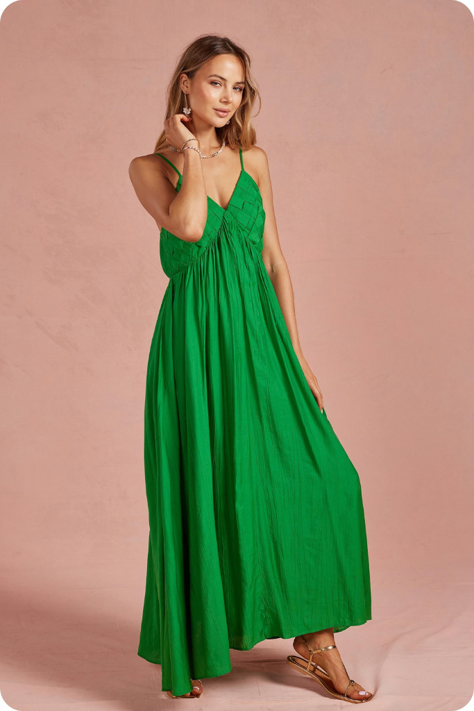 Lauren dress in green