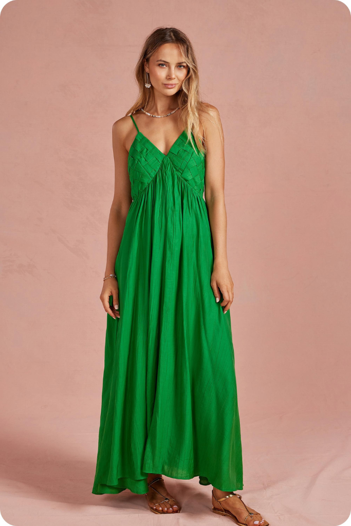 Lauren dress in green