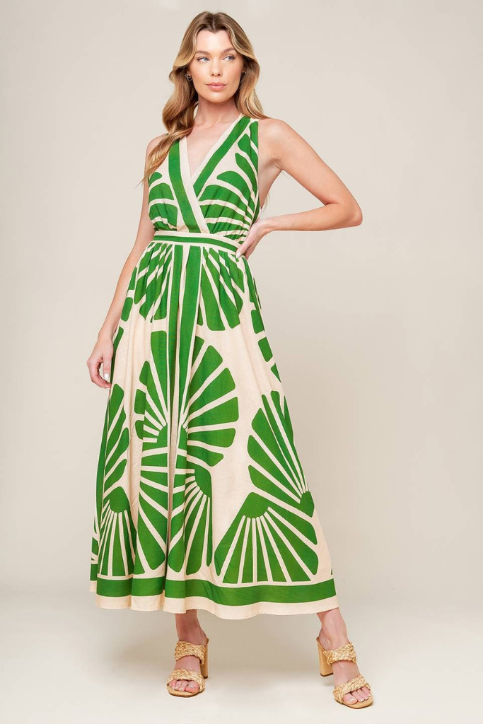 Alice maxi dress in green