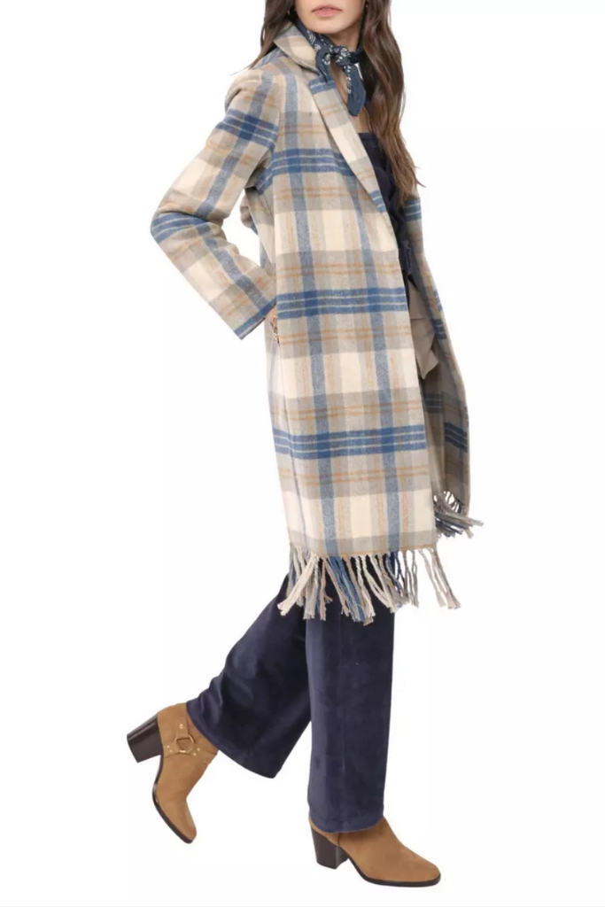 Melissa Plaid Coat