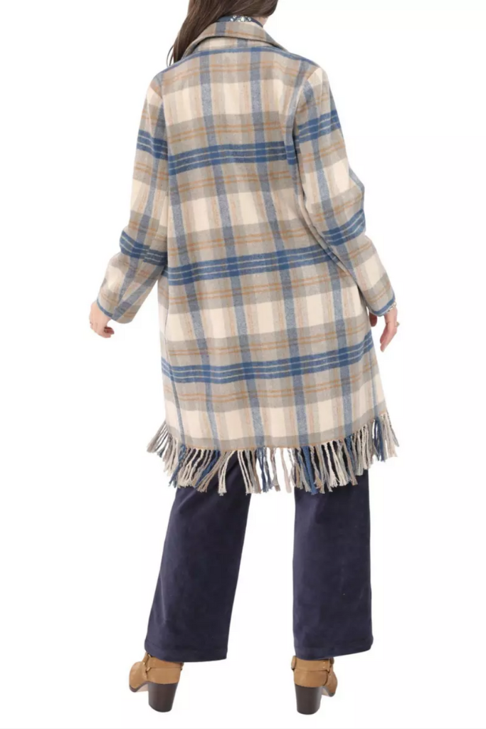 Melissa Plaid Coat