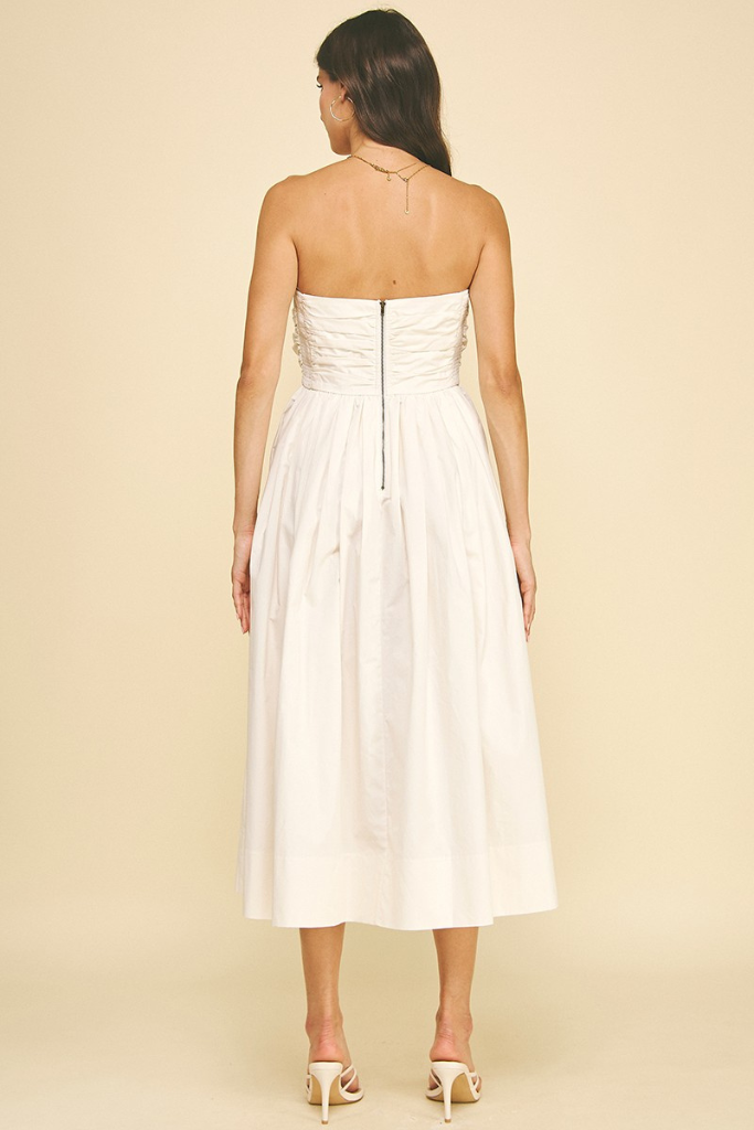 Kathleen dress in white