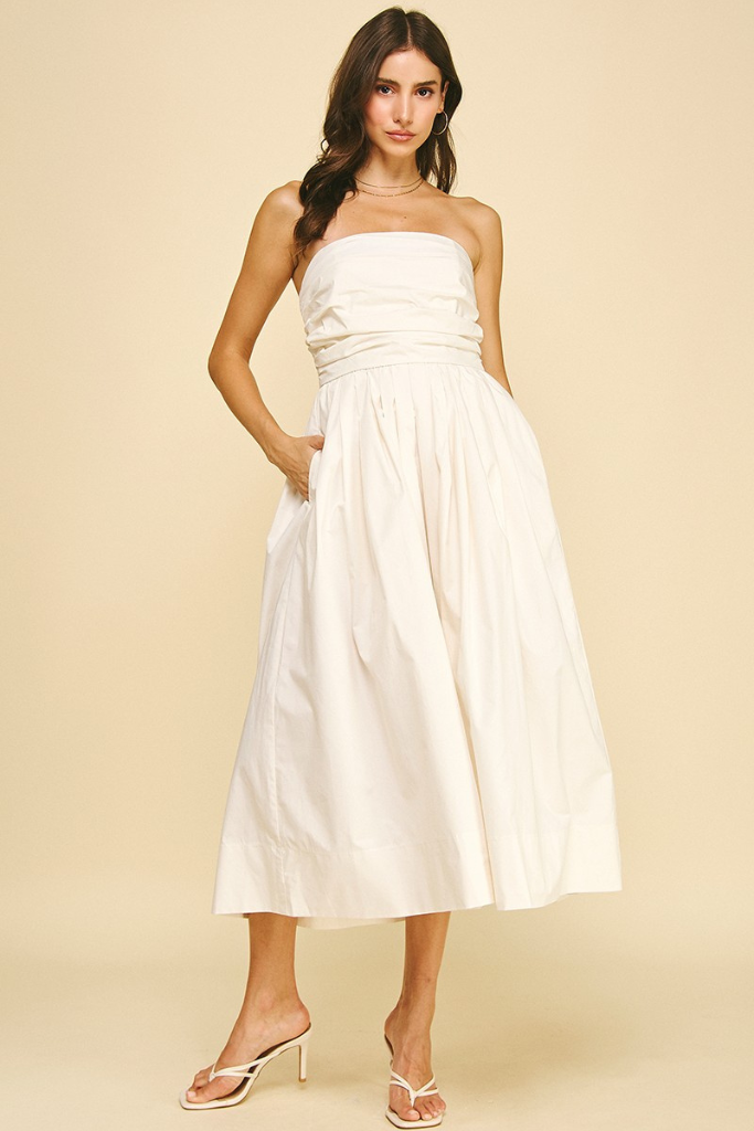 Kathleen dress in white