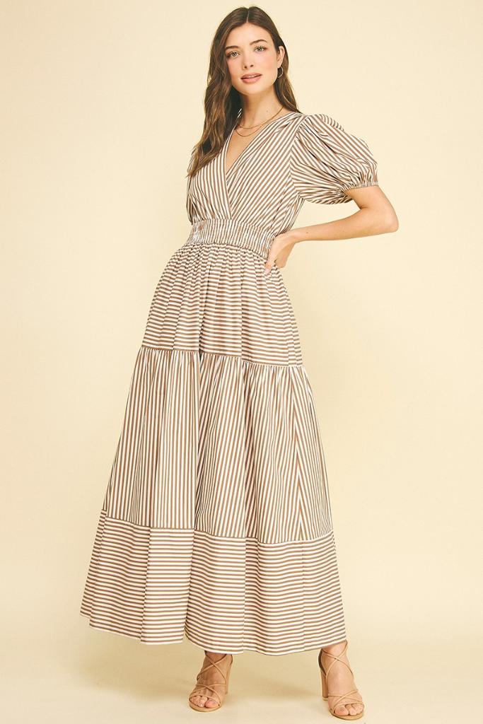 Eleanor stripe dress