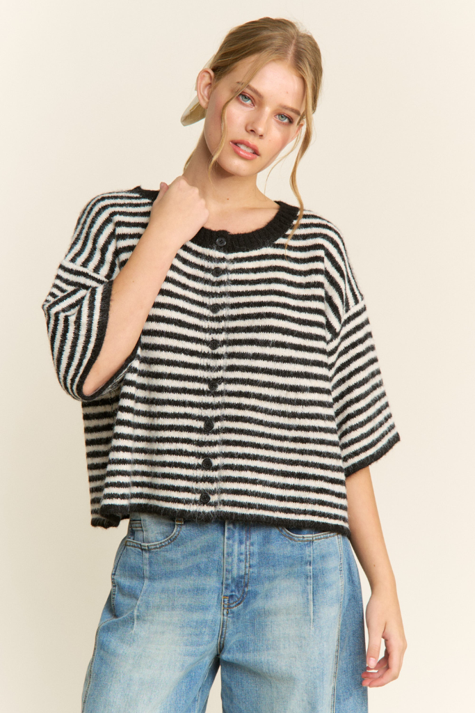 Veda stripe cardigan