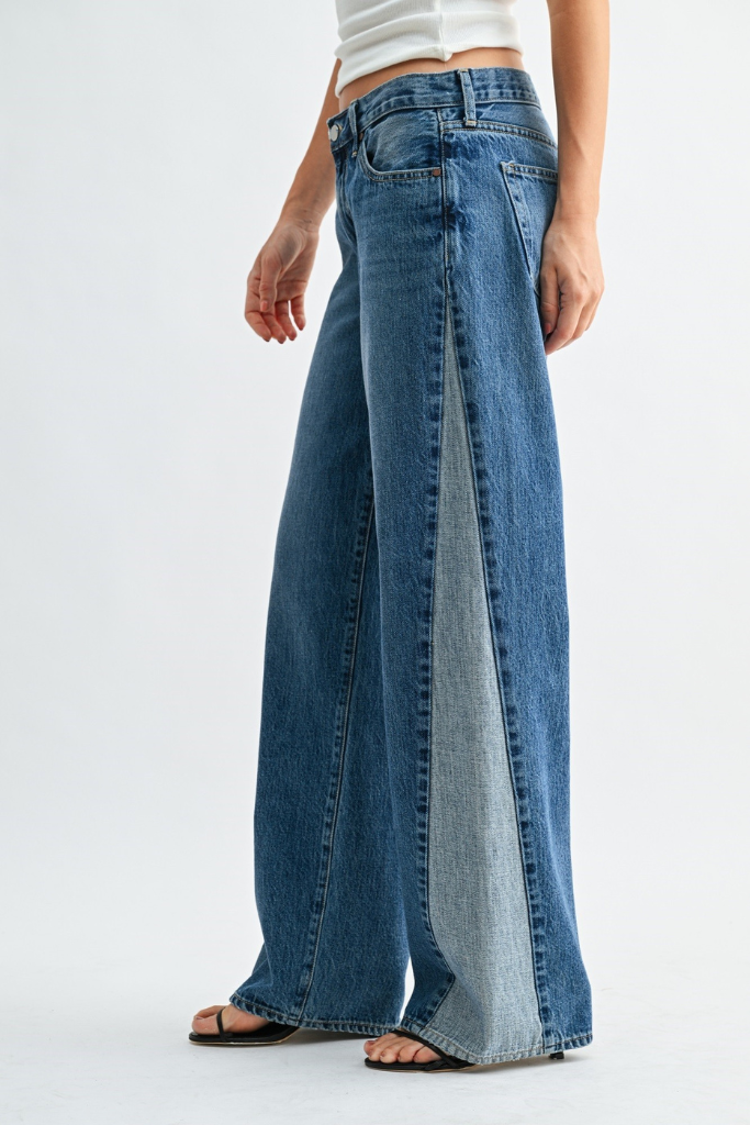 Mina relaxed wide leg jean