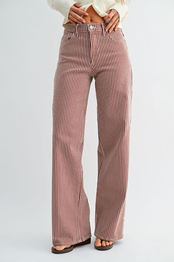 Elaina stripe jeans