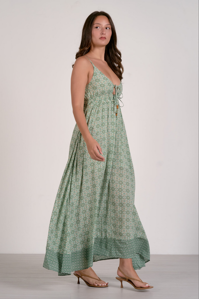 Tinsley maxi dress in green