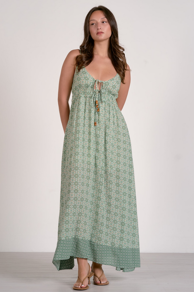 Tinsley maxi dress in green