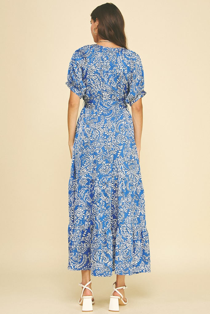 Leah dress in blue
