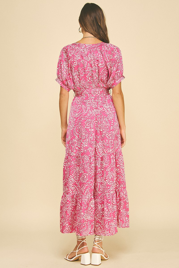Leah dress in pink