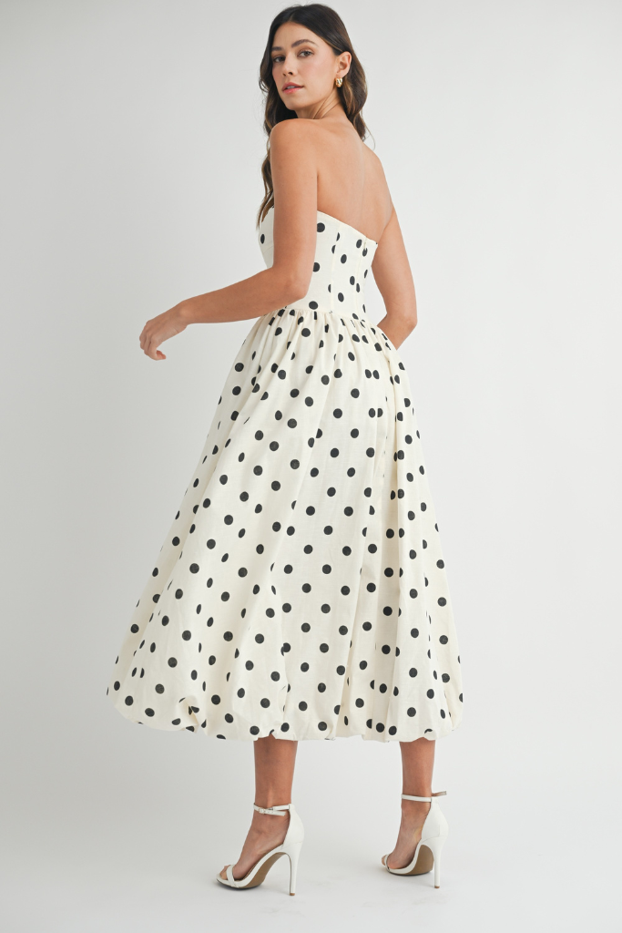 Peyton polka dot dress