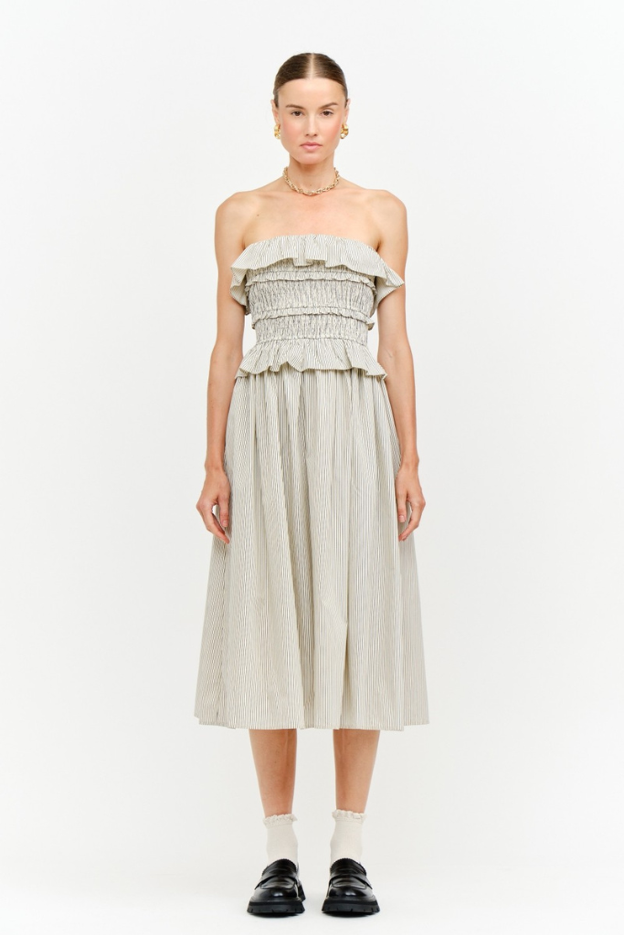 Elena dress in cream