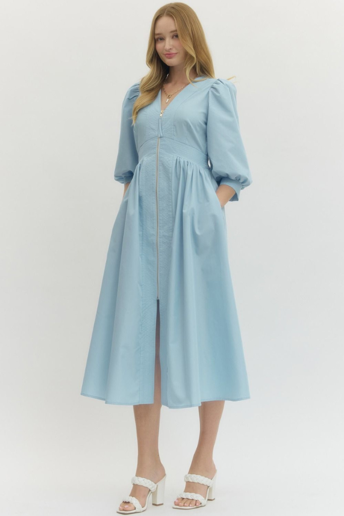 Maria dress in blue