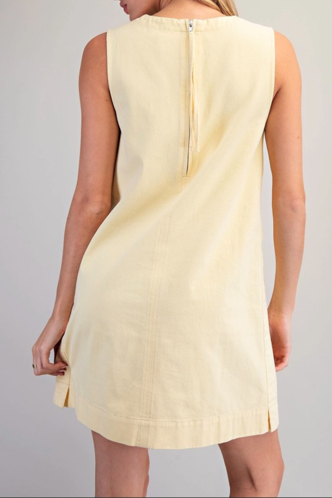 Bevin mini dress in yellow