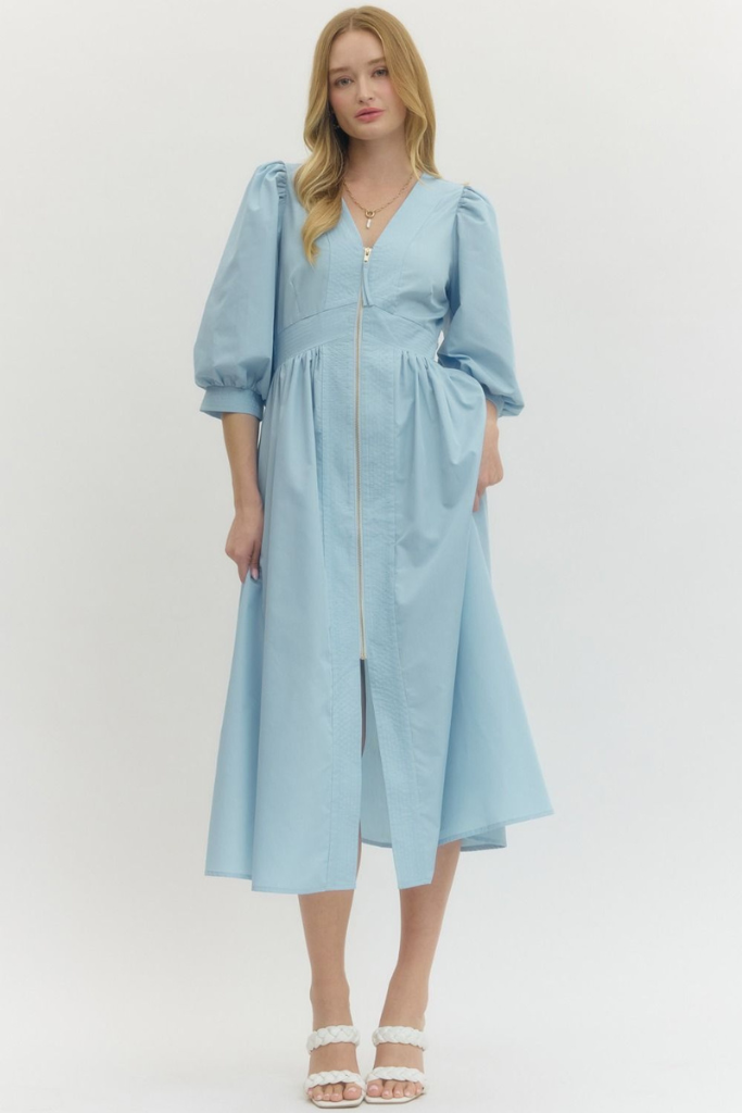 Maria dress in blue
