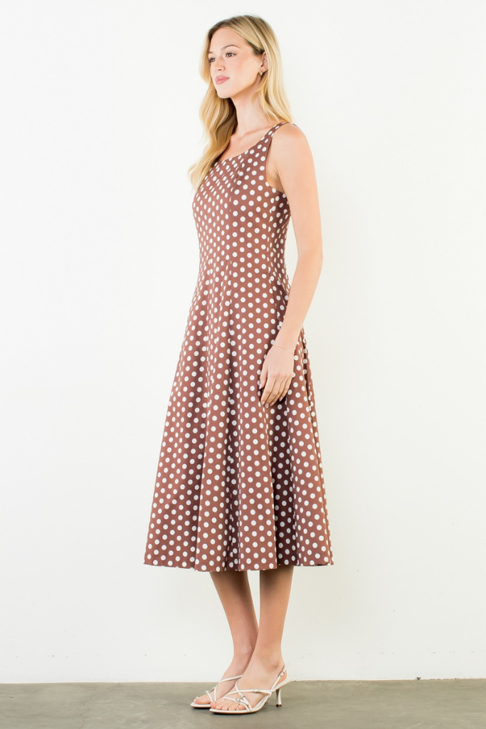 Julia polka dot dress