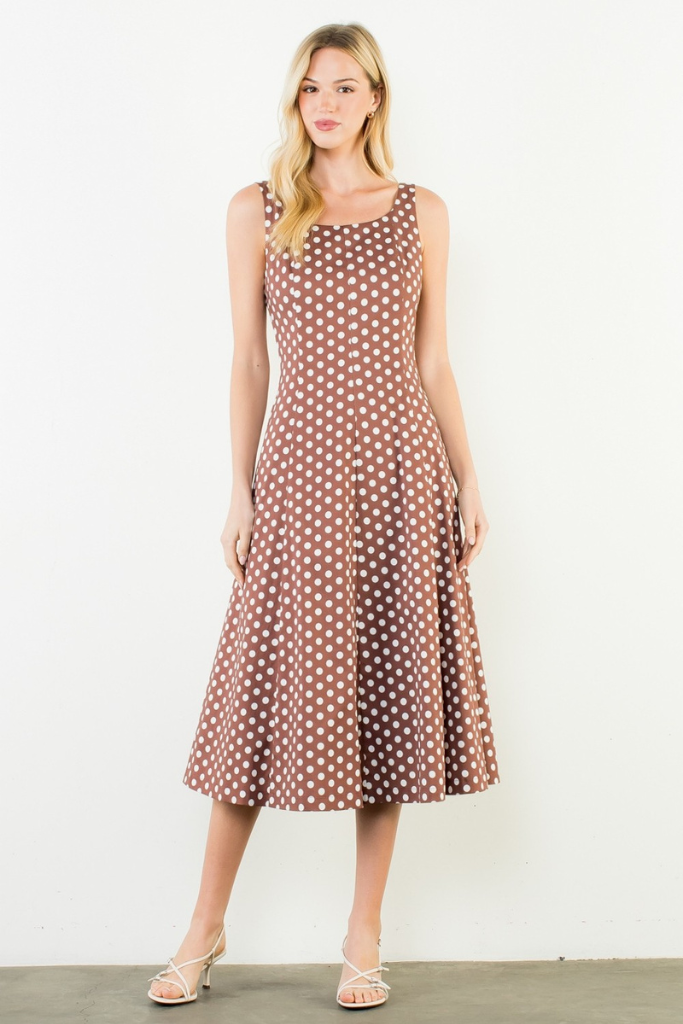 Julia polka dot dress
