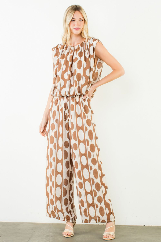 Dede top in brown