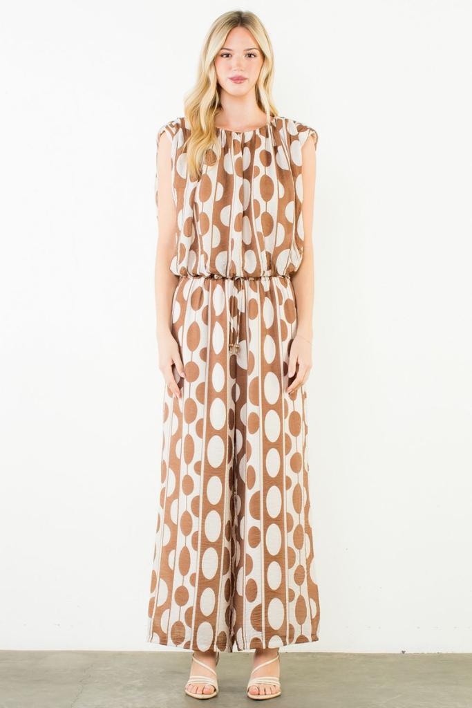 Dede top in brown