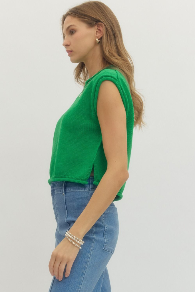 Lennox top in green
