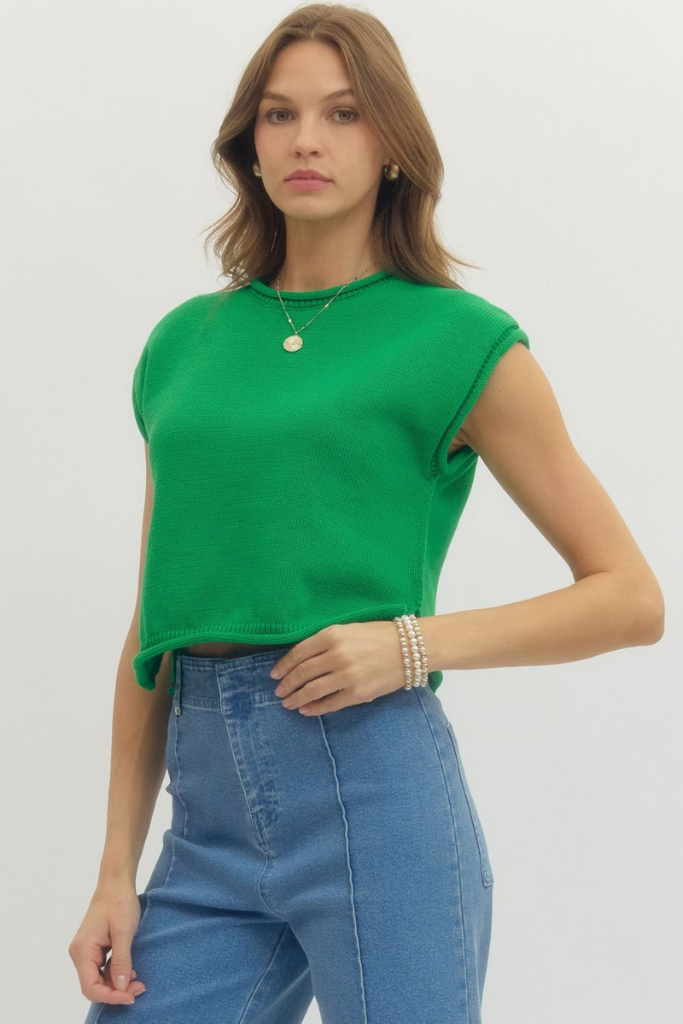Lennox top in green