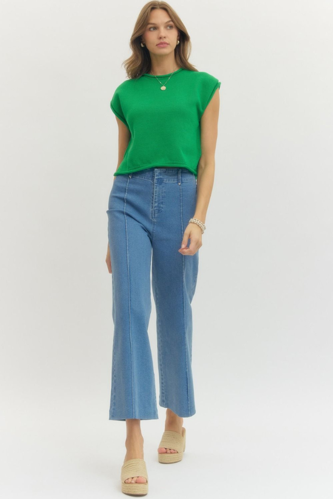 Lennox top in green