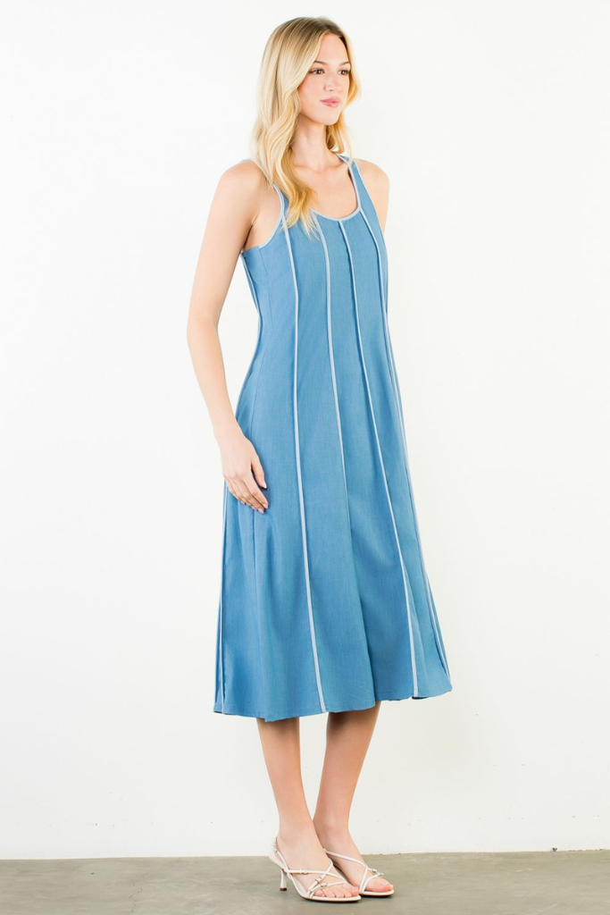 Mallory dress in blue