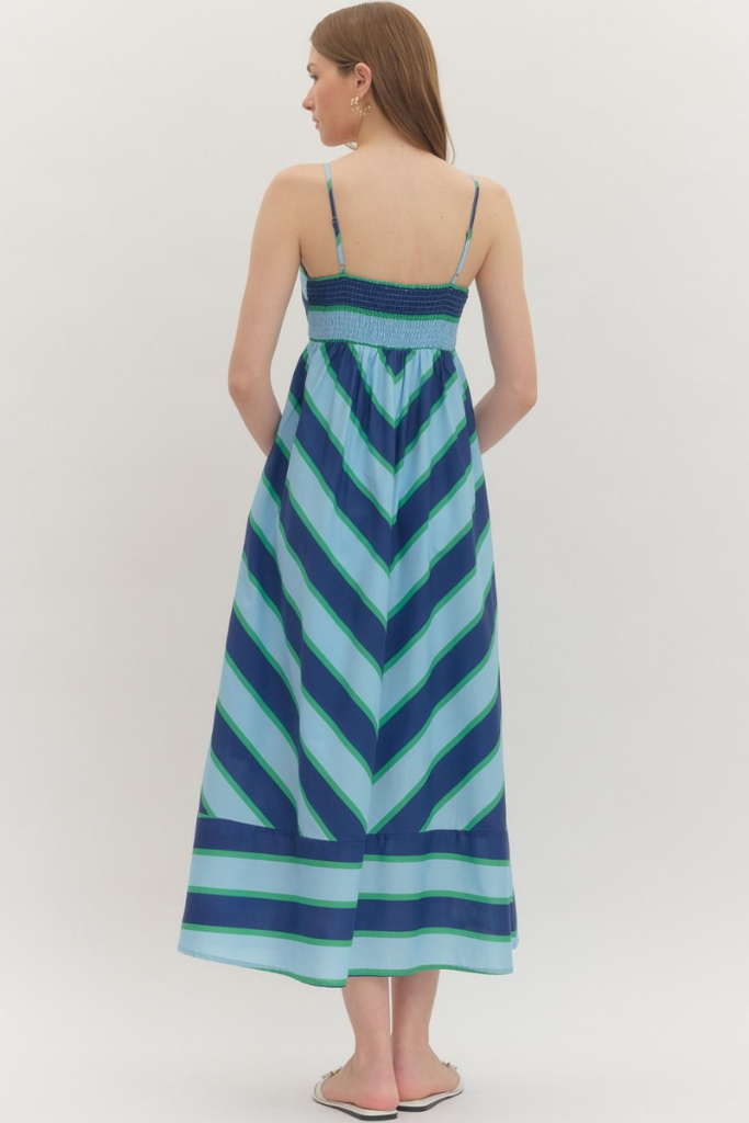 Tricia dress in navy