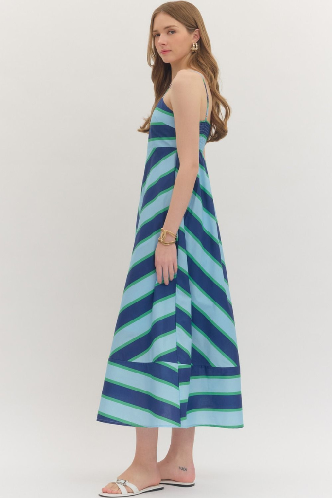 Tricia dress in navy