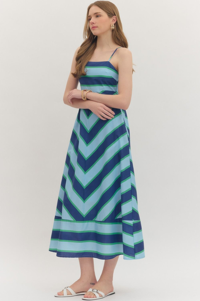 Tricia dress in navy