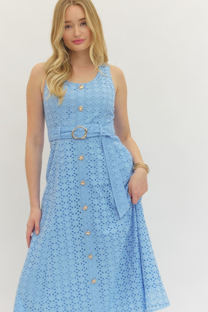 Eliza dress in blue