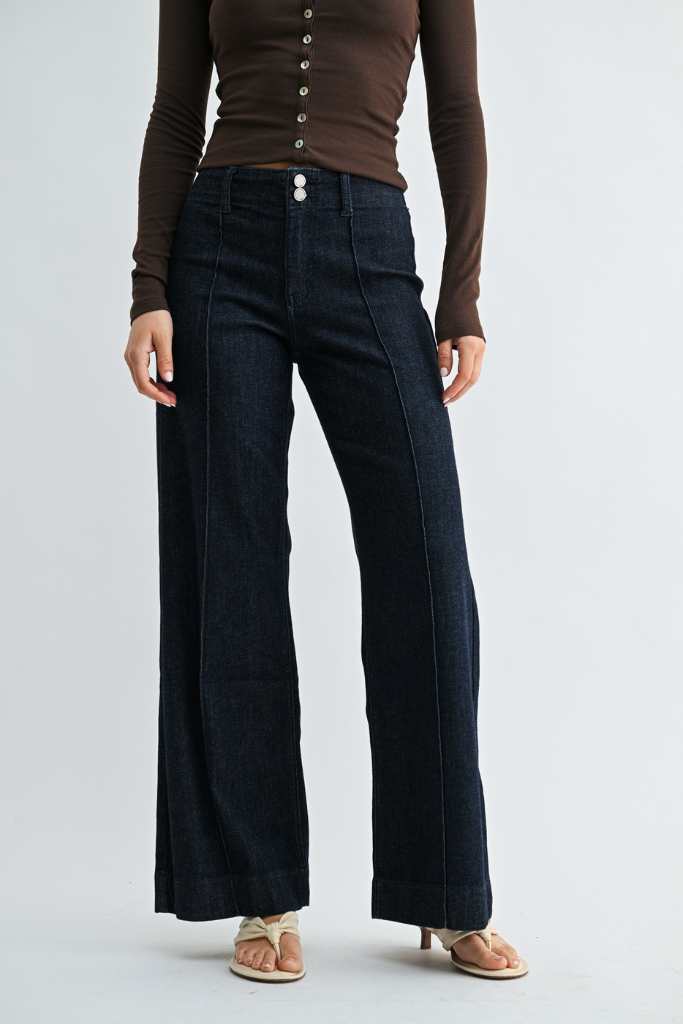 Violet wide leg jean