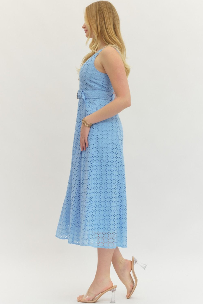 Eliza dress in blue